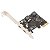 Placa Expansão PCI Express PCIe X1 X4 X8 X16 p/ USB Tipo C 3.0 2 portas Adaptador Hub Controlador - Imagem 1