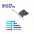 Placa Expansão PCI Express PCIe X1 X4 X8 X16 p/ USB Tipo C 3.0 2 portas Adaptador Hub Controlador - Imagem 7