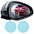 Película P/ Retrovisor Carro Anti Embassante Chuva Reflexo 9,5x9,5cm - Imagem 1