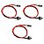 Kit 3x Cabo Botão Power SW Reset On Off Interruptor Para Ligar Gabinete PC Computador ATX Mineração - Imagem 1