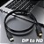 Cabo DisplayPort Para HDMI 1.8m 4K 1080P Full HD 144Hz Adaptador DP Blindado 3D - Imagem 4