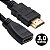 Cabo Fio Extensor HDMI Fêmea Macho 3.0 Metros 3m 4K 1080P Prolongar Aumentar Ampliar Crescer - Imagem 1