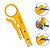 Kit 10x Alicate Descascador Fios Desencapador Cabos Chave Keystone Punch Down Inserção Fêmea Rede RJ45 - Imagem 1