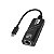 Adaptador Placa de Rede USB Tipo C 3.0 Ethernet LAN RJ45 10/100/1000Mbps Gigabit 1Gbps - Imagem 1