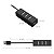 Hub USB 2.0 4 Portas Portátil Slim Alta Velocidade 480Mbps para PC, Notebook, Smart TV e Mais - Imagem 2