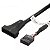 Cabo Conversor USB 3.0 19 Pinos para USB 2.0 9 Pinos - Conector de Placa-Mãe Adaptador Interno - Imagem 1