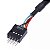 Cabo Adaptador USB 3.0 20 Pinos para USB 2.0 9 Pinos Macho – Conversor Interno para Placa-Mãe e Painel Frontal - Imagem 2