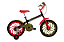 Bicicleta Caloi Aro 16 Infantil Power Rex Preto/Verde - Imagem 1