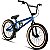 Bicicleta Bmx Série 10 Aro 20 Aço Hi-Ten K7 Azul - Imagem 3