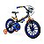 Bicicleta Aro 16 Infantil Nathor Hot Wheels - Imagem 1