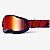 Óculos 100% Strata Goggle Bike DH Motocross Freeride Azul Lente Vermelho - Imagem 1