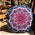 Almofada Mandala Rosa, Roxo e Azul - Imagem 2