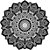 Tapete Flower Preto & Branco - Imagem 2