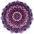 Tapete Mandala Lilás, Roxo e Rosa - Imagem 2