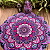 Tapete Mandala Lilás, Roxo e Rosa - Imagem 1