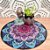 Mandalinha Decorativa Rosa, Roxo e Azul - Imagem 1