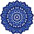 Tapete Flower Azul - Imagem 2