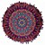 Almofada Mandala Roxo e Laranja - Imagem 2