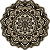 Tapete Mandala Marrom e Bege - Imagem 2