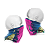 Máscara de Proteção Mar Negro Face Protection -  Tucunaré Rosa - Imagem 1