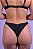 Top Bia e Tanga Fixa Empina Bumbum Preto - Imagem 2