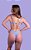Top Bia e Tanga Fixa Empina Bumbum Azul - Imagem 2
