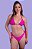 Top Cortininha Rosa e Tanga Rolote Lateral Rosa - Imagem 1