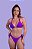 Top Cortininha Fuchsia e Tanga Rolote Lateral Fuchsia - Imagem 1