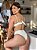 Top Balli e Tanga Hot Pant Offwhite - Imagem 2