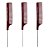 Kit 3 Pente Profissional Delrin Dupont Com Cabo De Metal - Imagem 1