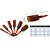 Kit 2 Escova de Cabelo Evas CM 1302 E 1303 Profissional - Imagem 4