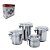 Conjutos de potes inox com tampa hermética para mantimentos - Imagem 3