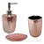 Kit lavabo saboneteira de ceramica c/ 3 peças porta sabonete - Imagem 1