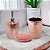 Kit lavabo saboneteira de ceramica c/ 3 peças porta sabonete - Imagem 2