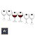 Jogo com 6 Taças para Vinho Cristal Bohemia Capacidade 570 ml - Imagem 3