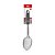 Colher de Arroz Inox Haüskraft 31cm Com cabo Ciza Resistência e Estilo para sua Cozinha! - Imagem 1