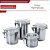 Conjutos de potes inox com tampa hermética para mantimentos - Imagem 5