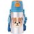 Garrafinha De Aluminio Com Canudo Buba Zoo Cachorro - Imagem 2