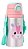 Garrafinha Alumínio Buba Zoo Unicórnio 450ml Canudo Silicone Rosa-claro Lisa - Imagem 1