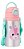 Garrafinha Alumínio Buba Zoo Unicórnio 450ml Canudo Silicone Rosa-claro Lisa - Imagem 3