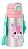 Garrafinha Alumínio Buba Zoo Unicórnio 450ml Canudo Silicone Rosa-claro Lisa - Imagem 5