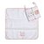 Pano de boca com prendedor de chupeta | Babete gifts Papi Friends | 40 cm X 40cm | Com 3 unidades | Coelha - Ursa - Imagem 13