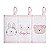 Pano de boca com prendedor de chupeta | Babete gifts Papi Friends | 40 cm X 40cm | Com 3 unidades | Coelha - Ursa - Imagem 2