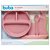Kit Refeição em Silicone Rosa Buba - Imagem 2