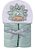 Toalha de banho Forrada com Capuz Papi Friends Dino - 90 cm x 70 cm - Imagem 1