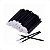 Aplicador Pincel Descartável Preto para Gloss Batom Limpeza Cílios Kit com 50un - Imagem 1