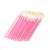 Aplicador Pincel Descartável com Glitter para Gloss Batom Limpeza Cílios Kit com 50un - Imagem 1