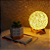 Luminária Bola De Barbante Abajur USB Luz Led Colorido Decoração Casa - Imagem 3