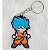 Chaveiro Emborrachado Goku SSJ Blue Dragon Ball Z Geek Game - Imagem 1