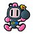 Chaveiro Emborrachado Bomberman Preto Geek Games - Imagem 1